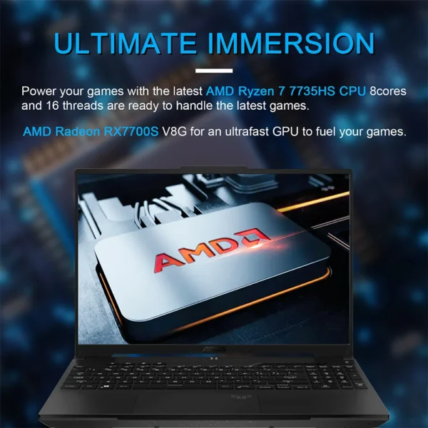 ASUS TUF A16 165Hz WUXGA Gaming Laptop,AMD Ryzen 7 7735HS,Up to 64GB DDR5 RAM,2TB SSD,Radeon RX 7700S,RGB Backlit,Win 11 - Image 3