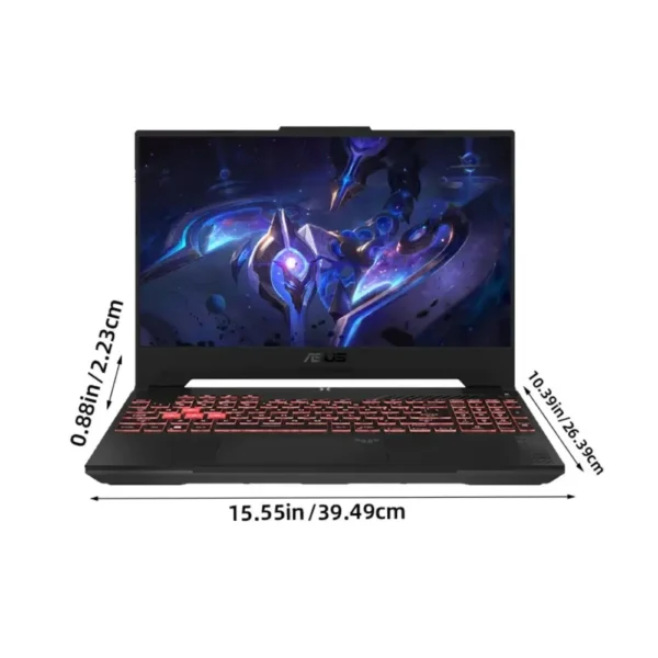 ASUS TUF A17 17.3" Gaming Laptop,AMD Ryzen 9-7940HS,NVIDIA GeForce RTX 4050,64GB RAM,4TB SSD,Mecha Grey,with Gaming Mouse - Image 6