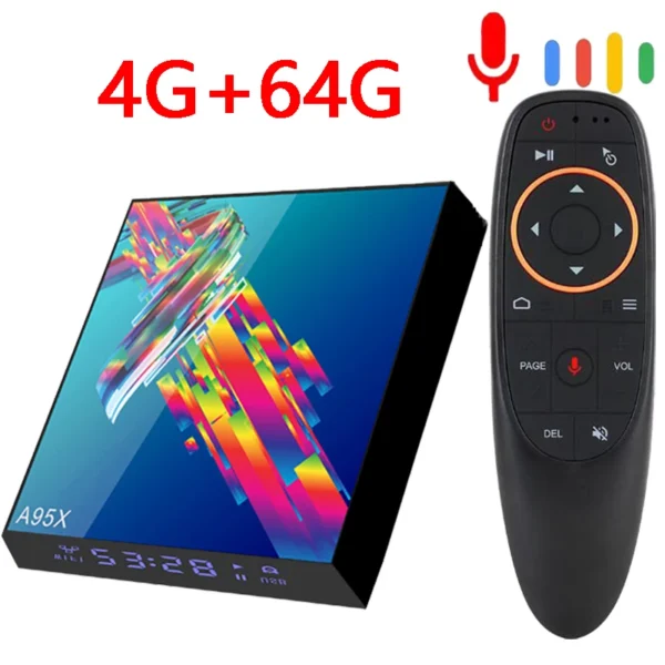 Top! A95X R3 Plus Smart Tv Box Android 10 6k 2G 16G 4G 32G 64G 2.4G & 5G WIFI Support BT Quad Core Media Player - Image 9