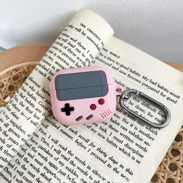 Case For AirPods Pro 2 3D Gamepad Gameboy Earphone Accessories Soft Protector Case Cover For AirPods 1/2/3 - Image 3