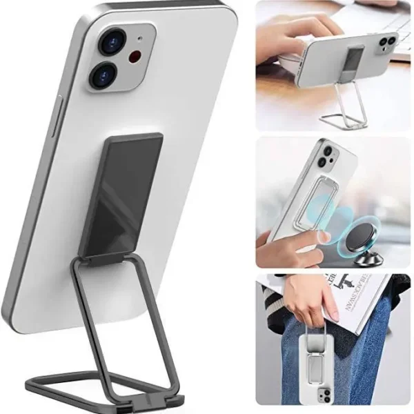 Foldable Mobile Phone Holder Ring Buckle Retractable Desktop CellPhone Stand Car Magnetic Bracket Office Accessories - Image 9