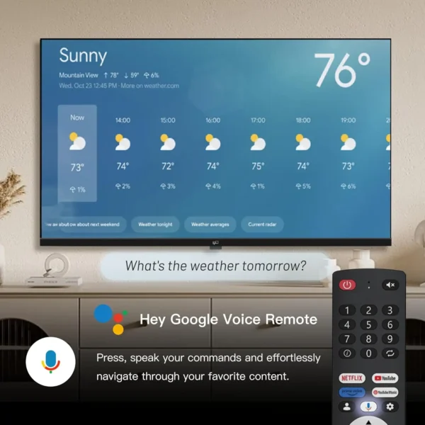 43-inch Smart TV Google TV 1080p Full HD with Google Play and Chromecast Built-in, HDR 10, Dolby Audio, Voice Remote, Stream - Image 6