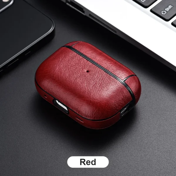 For Airpods Pro 2 Case Leather Business Earphone Case Headset Shell Headphone Cover For Apple Air Pod 3 Pro 2nd Generation USB C - Image 8