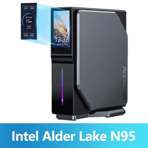 ACEMAGIC S1 Mini PC Gamer Windows 11 Intel 12th Alder Lake N100 DDR4 16GB 512GB WIFI5 ,Bluetooth 4.2 VGA Gaming Computer - Image 8