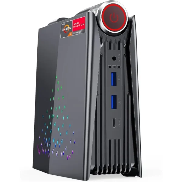 ACEMAGICIAN [Gaming PC] Ryzen Mini PC, AMD Ryzen 7 5700U(up to 4.3Ghz) 16GB DDR4 512GB NVME SSD Mini Desktop Computer