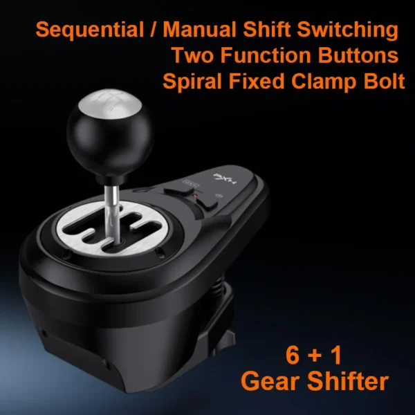 PXN V99 3.2Nm Dual Motor Force Feedback Game Steer Race Wheel Pedal Shifter Set 270/900 Detachable High-Precision Hall Magnetic - Image 5