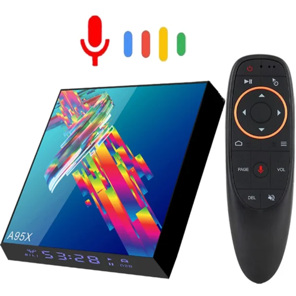 Top! A95X R3 Plus Smart Tv Box Android 10 6k 2G 16G 4G 32G 64G 2.4G & 5G WIFI Support BT Quad Core Media Player