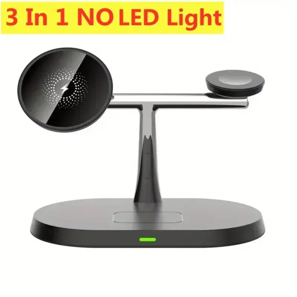 3 In 1 Magnetic Wireless Charger Stand For iPhone 16 15 14 Pro Max Apple Watch 9 8 7 Airprods Fast Charging Station Dock Holder - Image 11