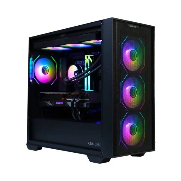 YEAH MAGIC Gaming Desktop PC AMD R7 7800X3D 7800XT DDR5 6000MHz 32G 1TB M.2 SSD Windows 11 Home 850W PSU Office Business WIFI