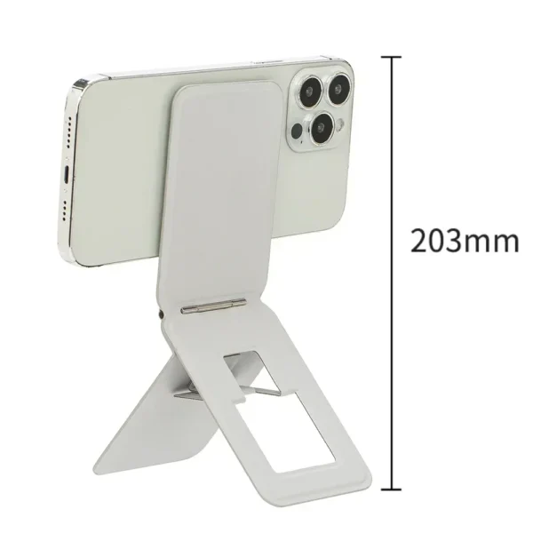 Magnetic Leather Folding Wallet Card Holder Stand Phone Tripod for Magsafe IPhone 14 15 16 Pro Max Mac Safe Selfie Stick Monopod - Image 4