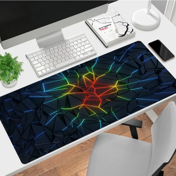 Computer Mouse Pad Gaming Accessories Large Mause Pad Sense of Science and Technology Printing Deskmat Keyboard Pad Mausepad - Image 7