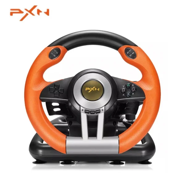 PXN V3II Gaming Steering Wheel Pedal Vibration Racing Game Controller for Xbox One for PC for PS3 PS4 for N-switch - Image 7