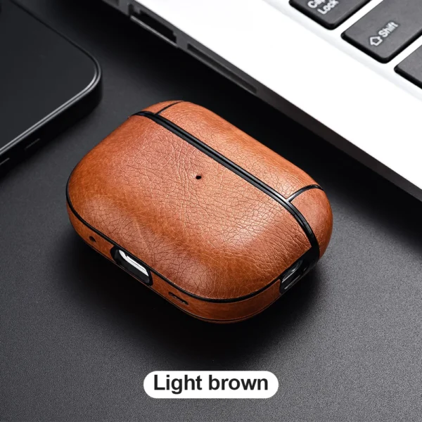 For Airpods Pro 2 Case Leather Business Earphone Case Headset Shell Headphone Cover For Apple Air Pod 3 Pro 2nd Generation USB C - Image 9