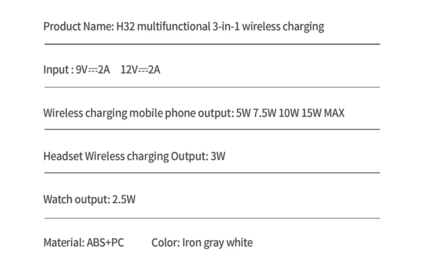 3 in 1 Transparent Magnetic 15W Wireless Charger Charger Stand For iPhone 14 13 12 ProMax Airpod Pro Watch 8 SE Charging Station - Image 23