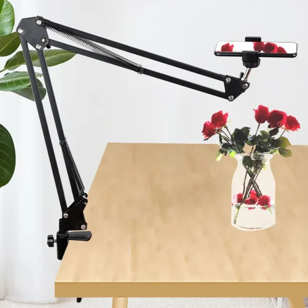 Overhead Tripod for Phone Table Over Head Camera Mount Stand for Cellphone Smartphone Video Recording Shooting Photo Filming - Image 8