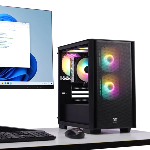 YEAH MAGIC Business Desktop AMD Ryzen 5 5600G 8G*2 DDR4 3200 1T NVME SSD Win 11 Home Gamer Computer Office Work 650W Gold PSU - Image 6