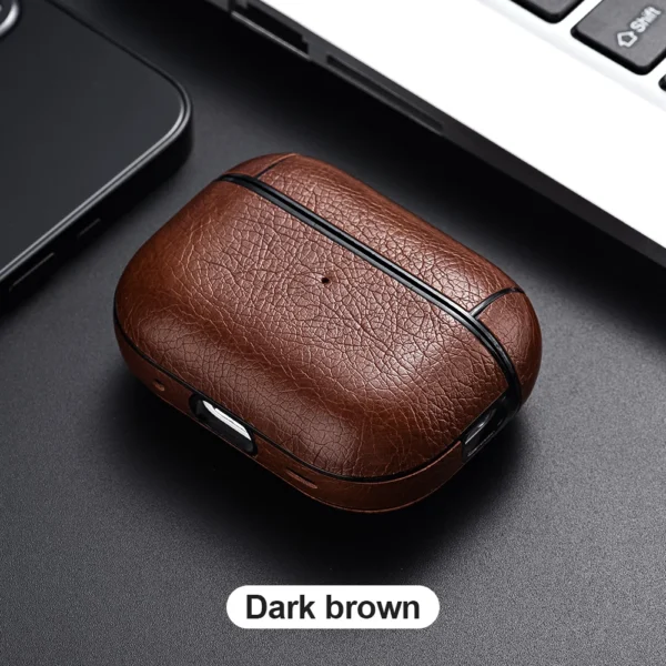 For Airpods Pro 2 Case Leather Business Earphone Case Headset Shell Headphone Cover For Apple Air Pod 3 Pro 2nd Generation USB C - Image 10