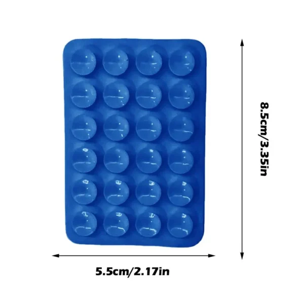 Multifunctional Mobile Phone Silicone Suction Cup 24 Square Mobile Phone Single-Sided Case Anti-Slip Holder Mount Suction - Image 6