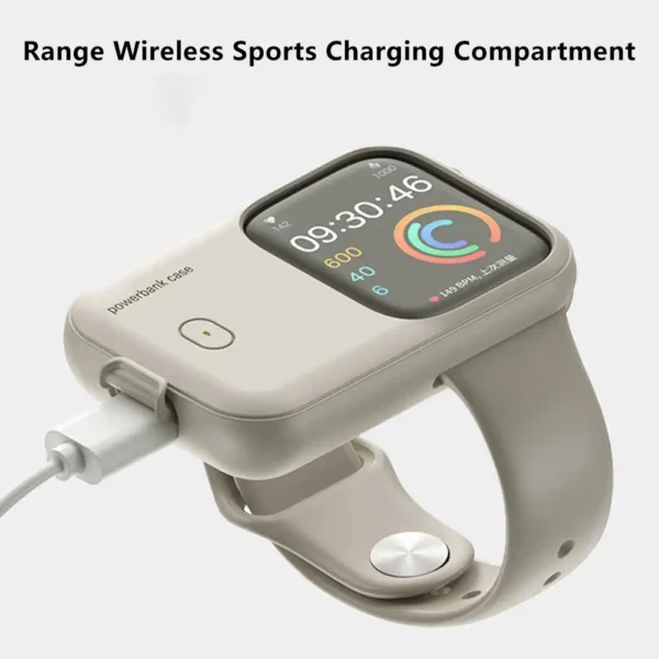 For Apple Watch Wireless Charging Case For Apple Watch Portable Power Bank High Capacity Negative Ion Continuous Charging 1 X8Q3 - Image 12