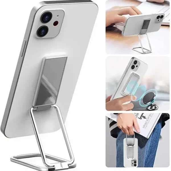 Foldable Mobile Phone Holder Ring Buckle Retractable Desktop CellPhone Stand Car Magnetic Bracket Office Accessories - Image 7