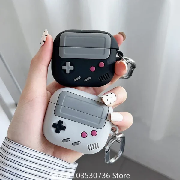 Case For AirPods Pro 2 3D Gamepad Gameboy Earphone Accessories Soft Protector Case Cover For AirPods 1/2/3 - Image 2