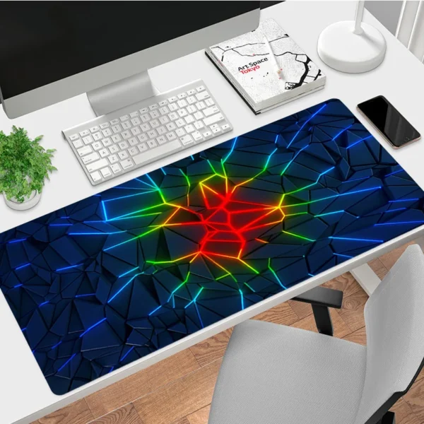 Computer Mouse Pad Gaming Accessories Large Mause Pad Sense of Science and Technology Printing Deskmat Keyboard Pad Mausepad - Image 10