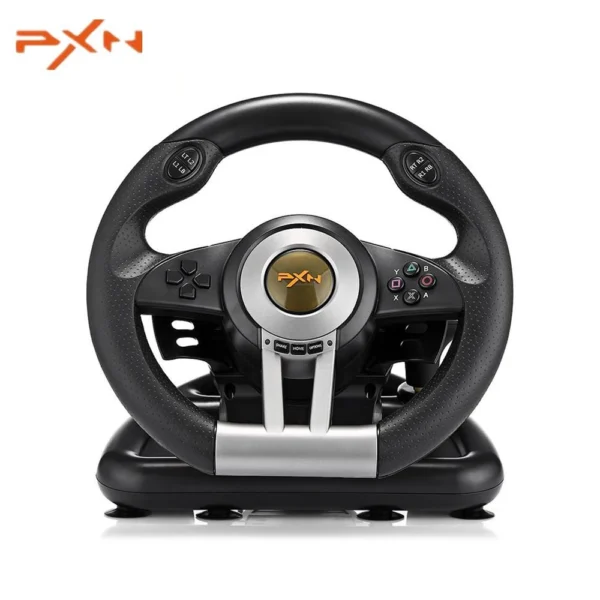 PXN V3II Gaming Steering Wheel Pedal Vibration Racing Game Controller for Xbox One for PC for PS3 PS4 for N-switch - Image 8