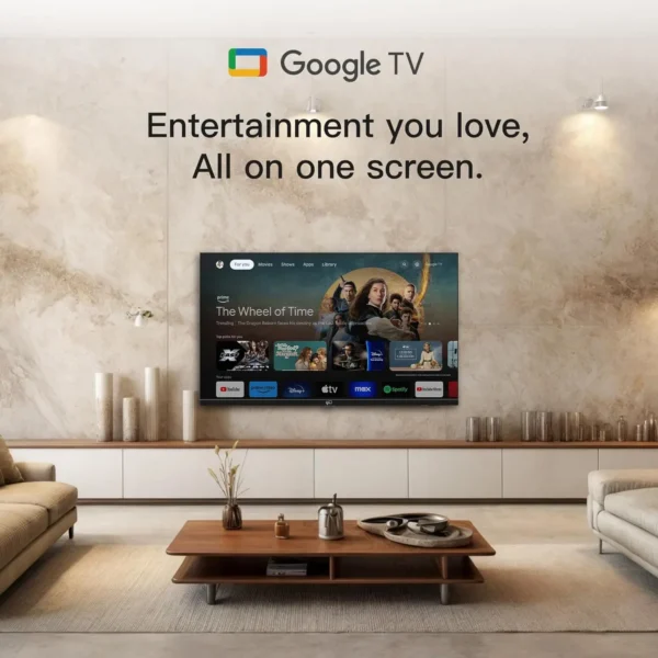 43-inch Smart TV Google TV 1080p Full HD with Google Play and Chromecast Built-in, HDR 10, Dolby Audio, Voice Remote, Stream - Image 3