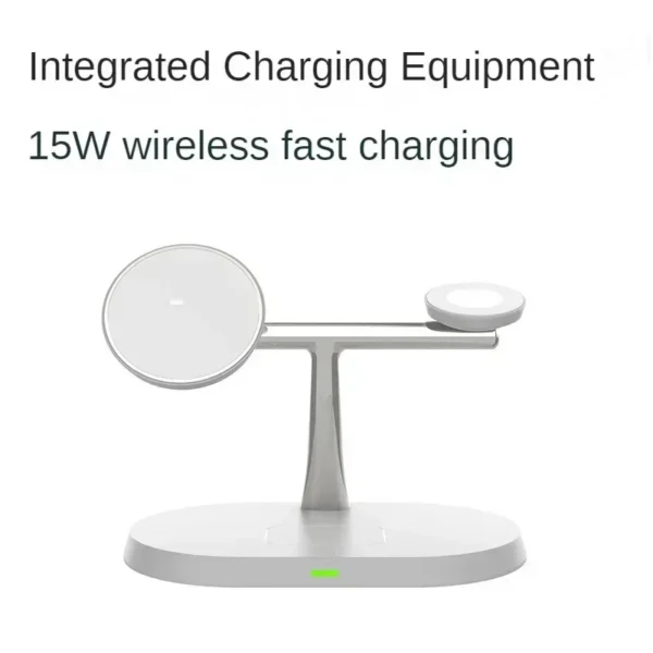 3 in 1 Wireless Charger for IPhone 15 14 13 12 Pro Max for Apple Watch 9 8 7 6 5 Airpods Pro 2 3 Fast Charging Station - Image 3